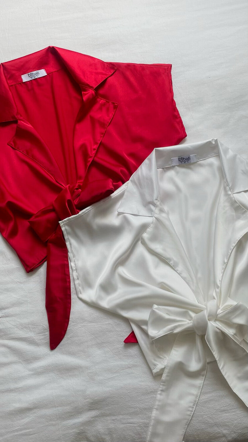 Blusa amarre seda
