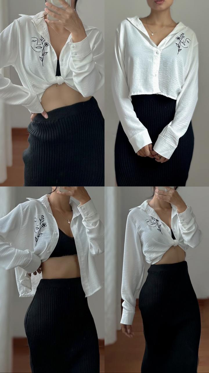 Blusa bordada