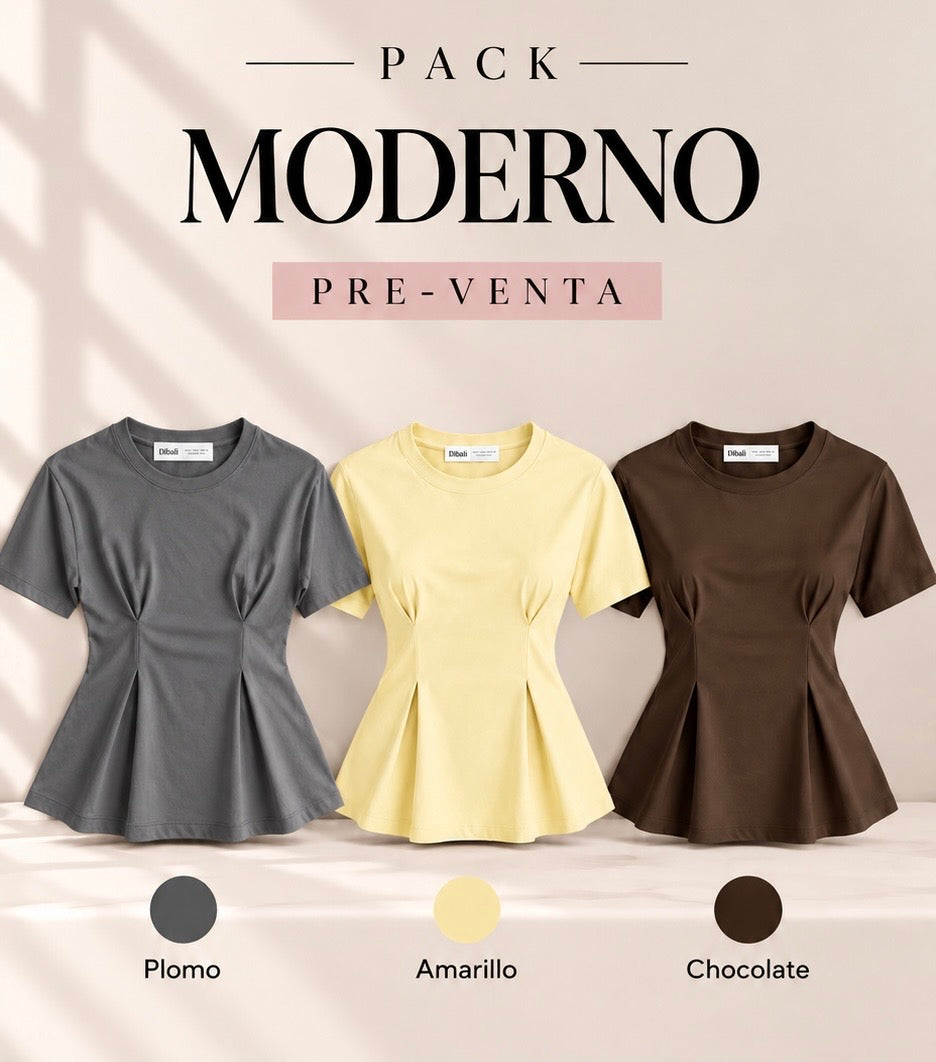 Pack de 3 polos Lisboa
