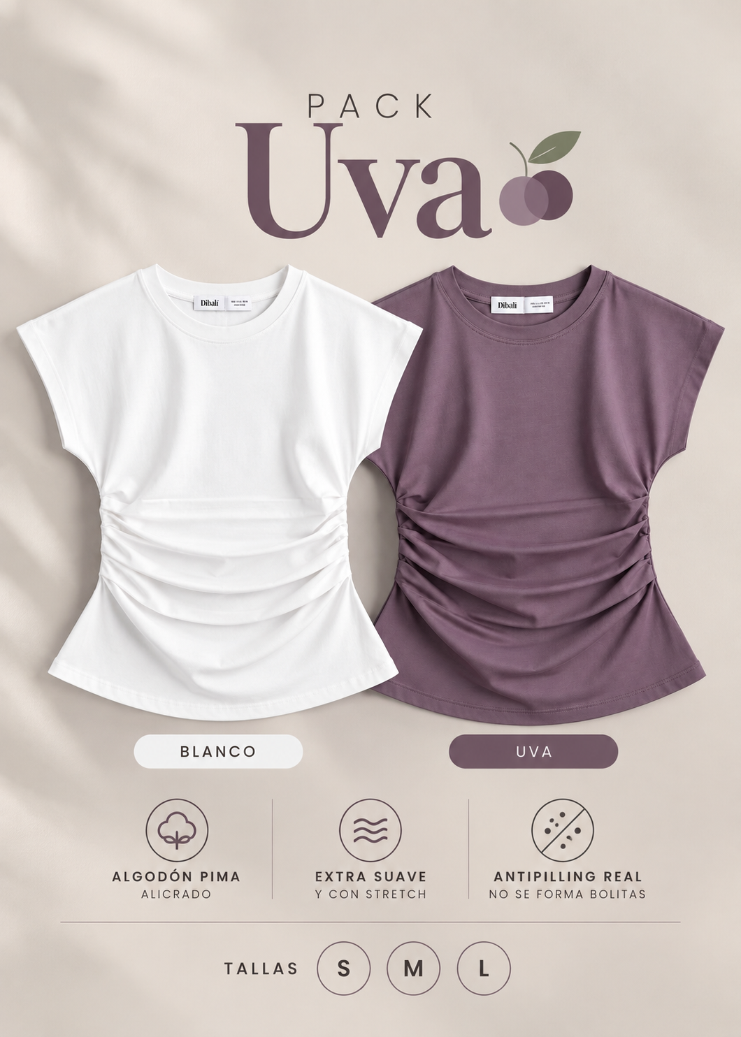 Polo Pima Vizeu Pack x 2