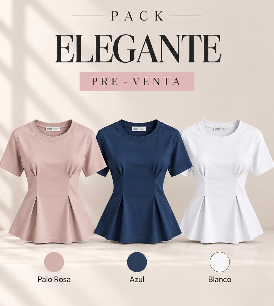 Pack de 3 polos Lisboa