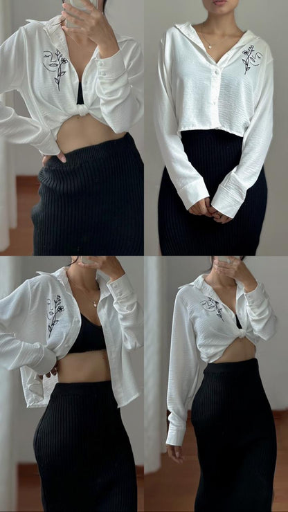 Blusa bordada